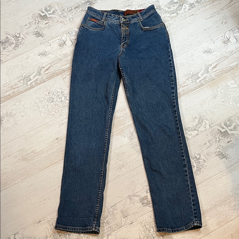 Vintage Lawman Western Button Detail Relaxed Fit Jeans Size 5/6